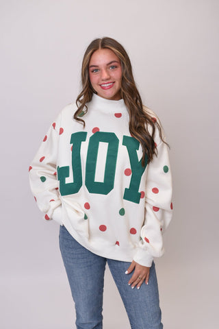 Polka Dot Joy Pullover - Shop Rust & Ruffles