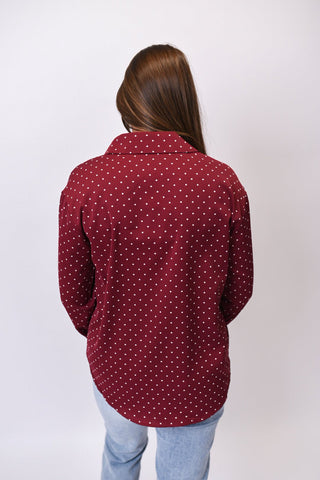 Polka Night Blouse - Shop Rust & Ruffles