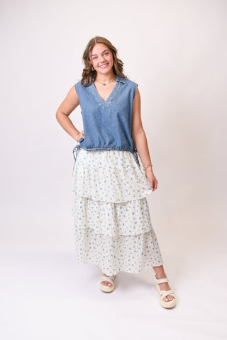 Prairie Blooms Tiered Skirt - Shop Rust & Ruffles