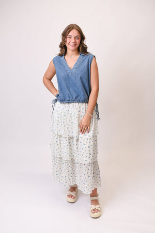 Prairie Blooms Tiered Skirt - Shop Rust & Ruffles