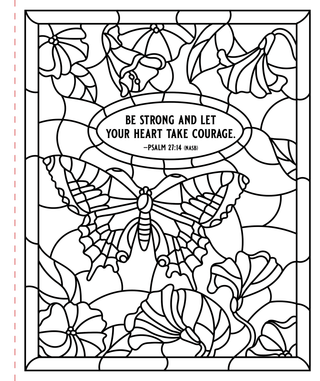 Psalms Large Print Coloring Book - Shop Rust & Ruffles