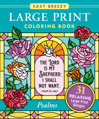 Psalms Large Print Coloring Book - Shop Rust & Ruffles