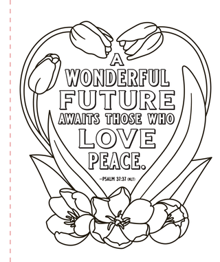 Psalms Large Print Coloring Book - Shop Rust & Ruffles