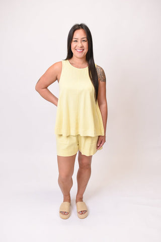 Relaxed Vibes Set in Yellow - Shop Rust & Ruffles