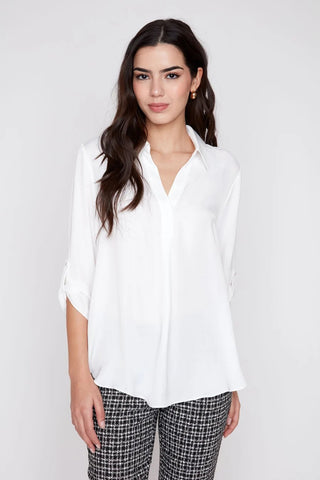 Renuar Easy Care Silk Feel Blouse - Shop Rust & Ruffles