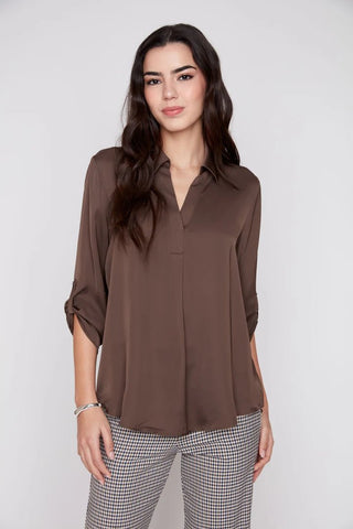 Renuar Easy Care Silk Feel Blouse - Shop Rust & Ruffles