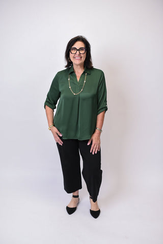 Renuar Easy Care Silk Feel Blouse - Shop Rust & Ruffles