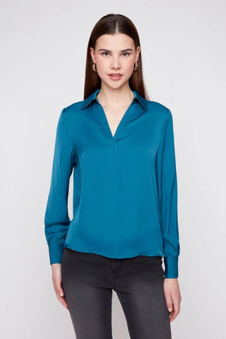 Renuar Easy Care Silk Feel Blouse - Shop Rust & Ruffles