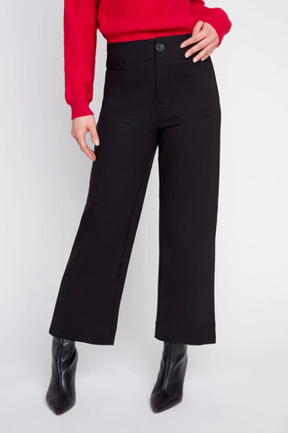 Renuar Knit Cropped Pocket Pants - Shop Rust & Ruffles
