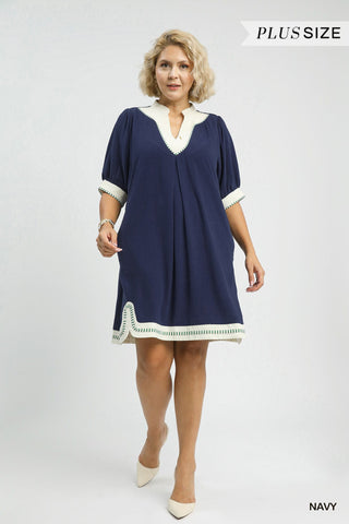 Riviera Days Linen Mini Dress - Shop Rust & Ruffles