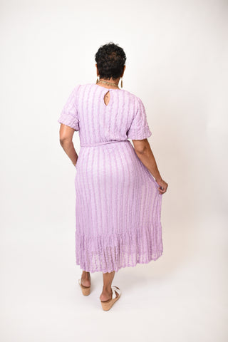 Purple Crush Midi Dress