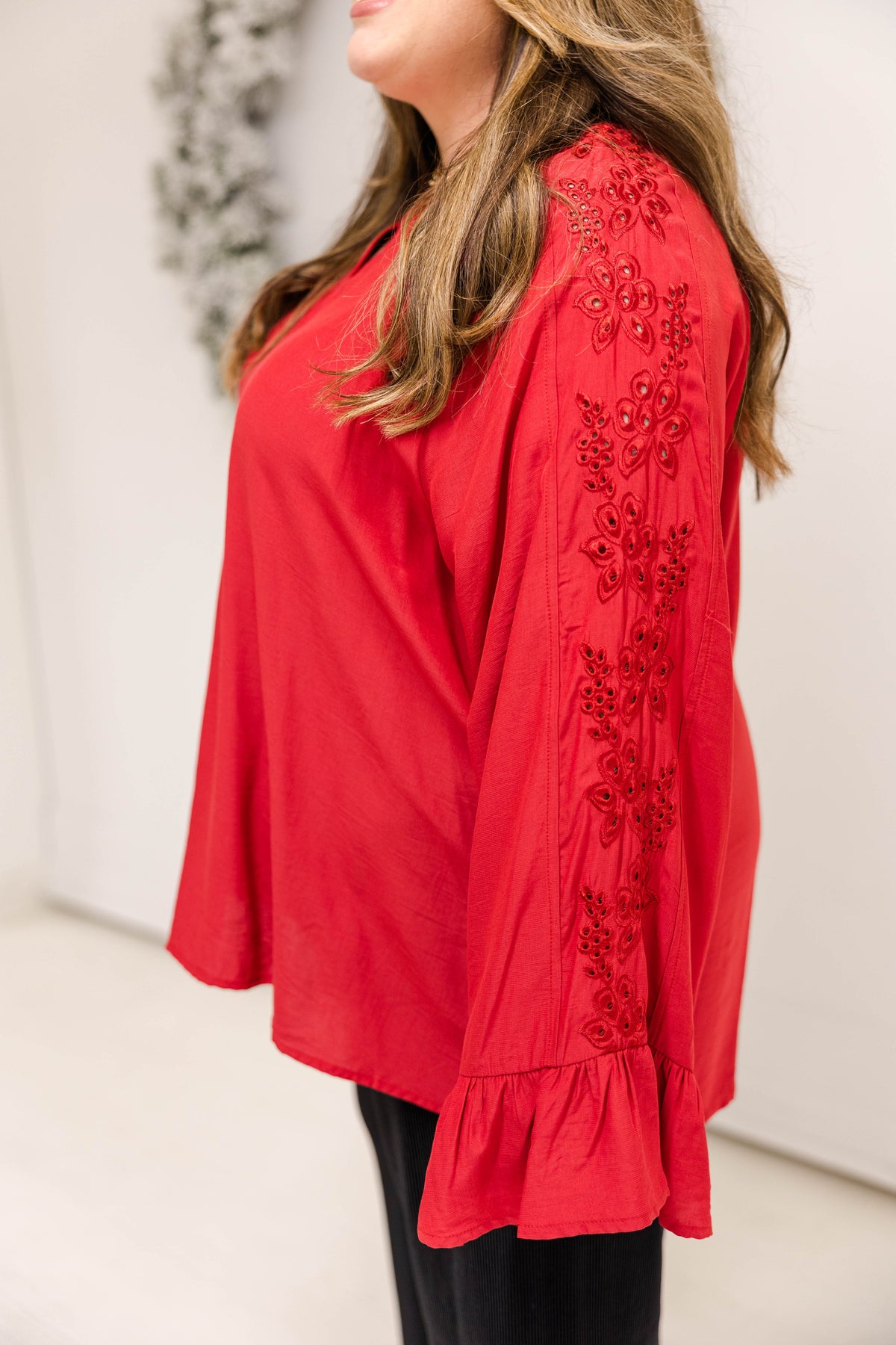 Under The Mistletoe Blouse