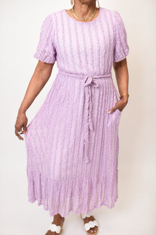 Purple Crush Midi Dress