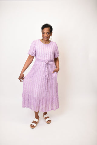 Purple Crush Midi Dress
