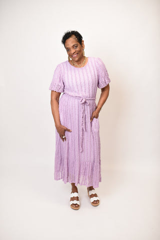 Purple Crush Midi Dress