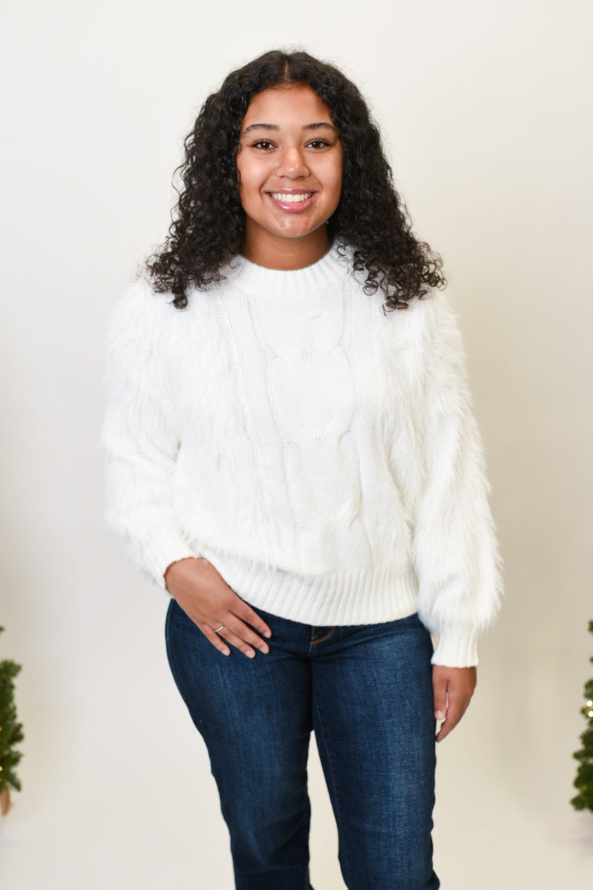 Snow Babe Faux Fur Sweater