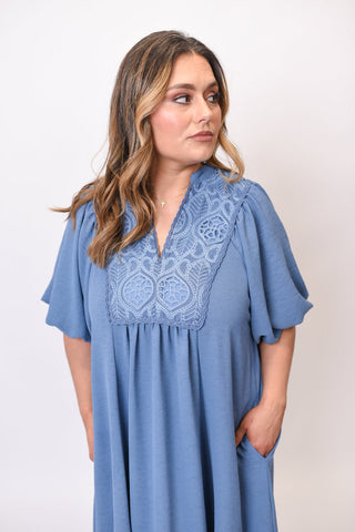Romantic Bliss Midi Dress - Shop Rust & Ruffles