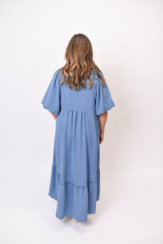 Romantic Bliss Midi Dress - Shop Rust & Ruffles