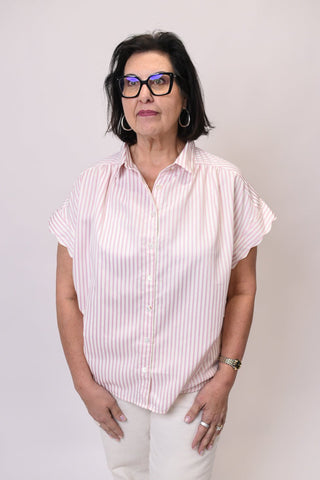 Sailor Scallop Blouse in Curvy - Shop Rust & Ruffles