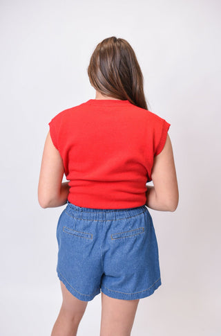 Sandy Shores Relaxed Denim Shorts - Shop Rust & Ruffles