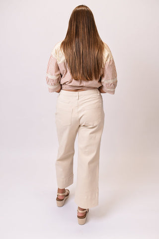 Saturday Stroll Pants in Ecru - Shop Rust & Ruffles