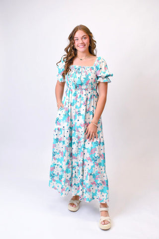 Seaside Petals Maxi Dress - Shop Rust & Ruffles