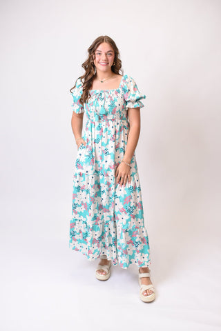 Seaside Petals Maxi Dress - Shop Rust & Ruffles