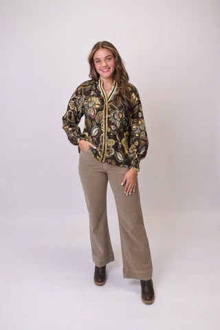 Seasons Changing Floral Blouse - Shop Rust & Ruffles