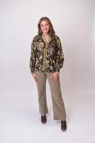 Seasons Changing Floral Blouse - Shop Rust & Ruffles