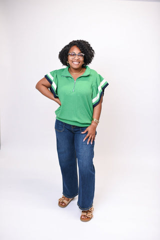 Sideline Half-Zip Top - Shop Rust & Ruffles