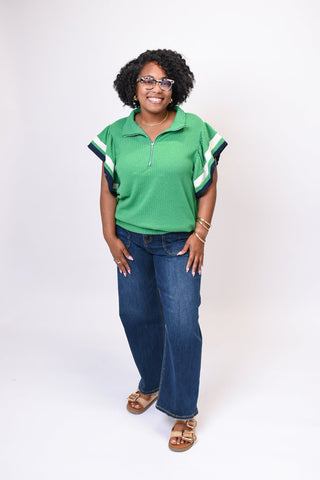 Sideline Half-Zip Top - Shop Rust & Ruffles
