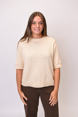 Slow Morning Sweater in Oatmeal - Shop Rust & Ruffles