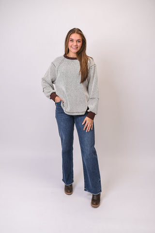 Slow Sunday Top in Chocolate - Shop Rust & Ruffles