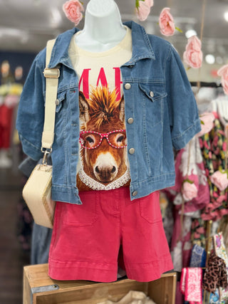 Smart Donkey Bling Graphic Tee - Shop Rust & Ruffles