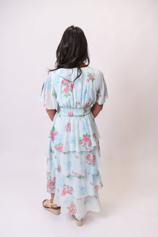 Soft Petals Midi Dress - Shop Rust & Ruffles