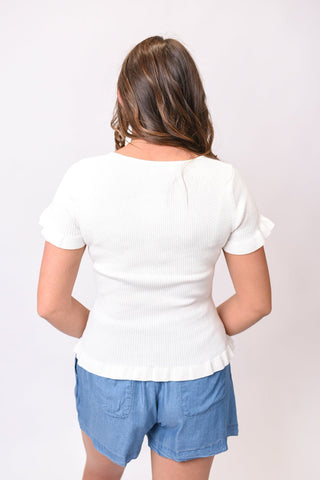 Soft Ruffle Crop Top - Shop Rust & Ruffles