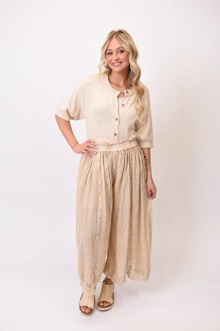 Soft Sands Lace Pants - Shop Rust & Ruffles