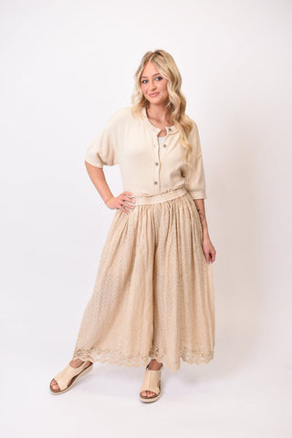 Soft Sands Lace Pants - Shop Rust & Ruffles