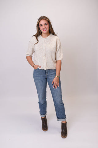 Soft Season Cardigan in Oatmeal - Shop Rust & Ruffles