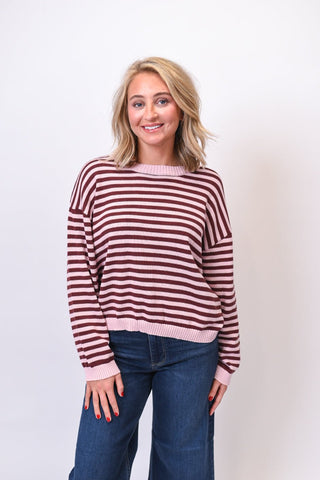 Soft Spoken Striped Sweater - Shop Rust & Ruffles