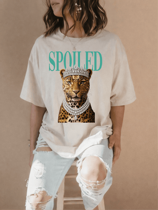 Spoiled Leopard Graphic Tee - Shop Rust & Ruffles
