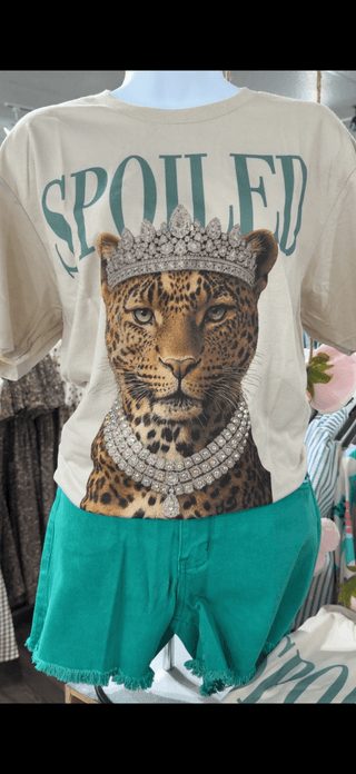 Spoiled Leopard Graphic Tee - Shop Rust & Ruffles