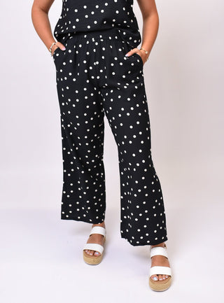 Spotted In Black Pants - Shop Rust & Ruffles
