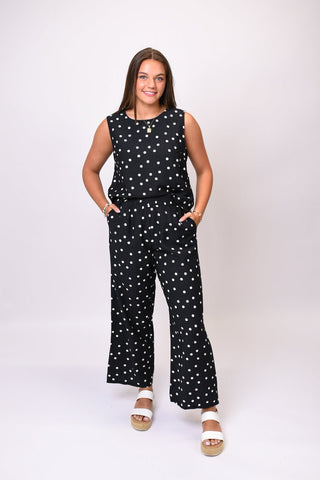 Spotted In Black Pants - Shop Rust & Ruffles