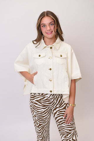 Spread Your Wings Denim Jacket - Shop Rust & Ruffles