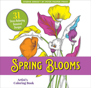 Spring Blooms Artist's Coloring Book - Shop Rust & Ruffles