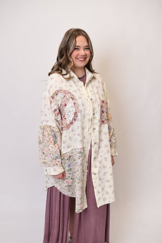 Stitch In Time Oversized Top/Duster - Shop Rust & Ruffles