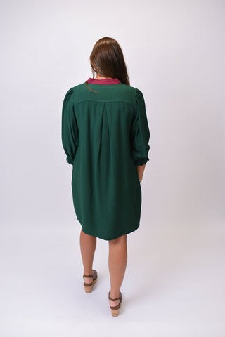 Storybook Floral Mini Dress-Green - Shop Rust & Ruffles
