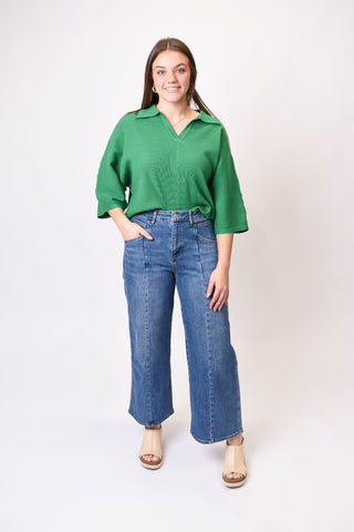 Straight Ahead Wide Leg Mica Jeans - Shop Rust & Ruffles