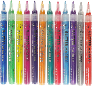 Studio Series Glitter Markers (Set of 12) - Shop Rust & Ruffles
